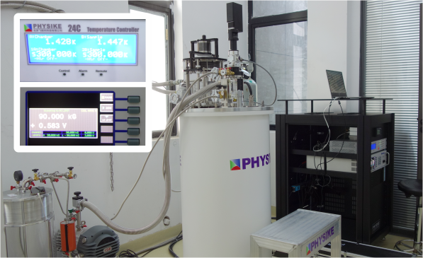 干式變溫超導磁體安裝成功