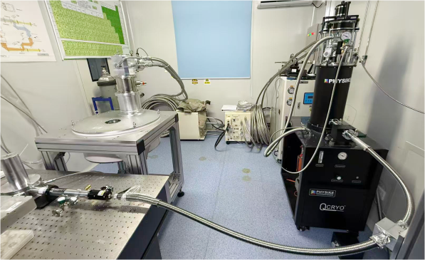 匹配室溫孔超導磁體的干式顯微低溫系統安裝成功