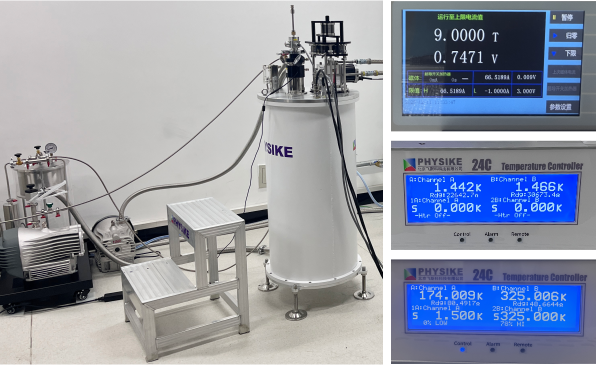 干式變溫超導磁體安裝成功