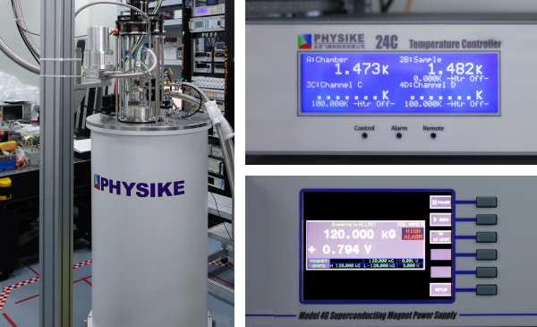 低振動干式變溫超導磁體系統安裝成功