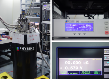 干式變溫超導磁體安裝成功