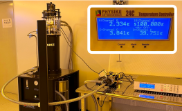 干式緊湊型顯微低溫恒溫器系統安裝成功