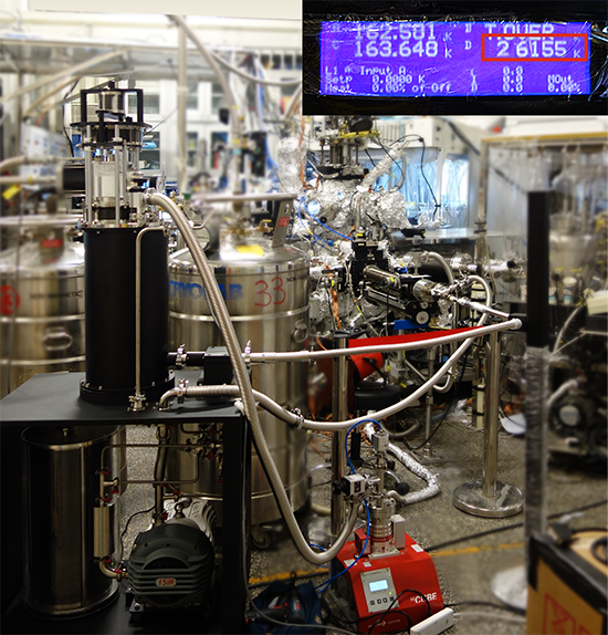 飛斯科用于ARPES實(shí)驗(yàn)的開環(huán)低溫插件無液氦化升級(jí)成功