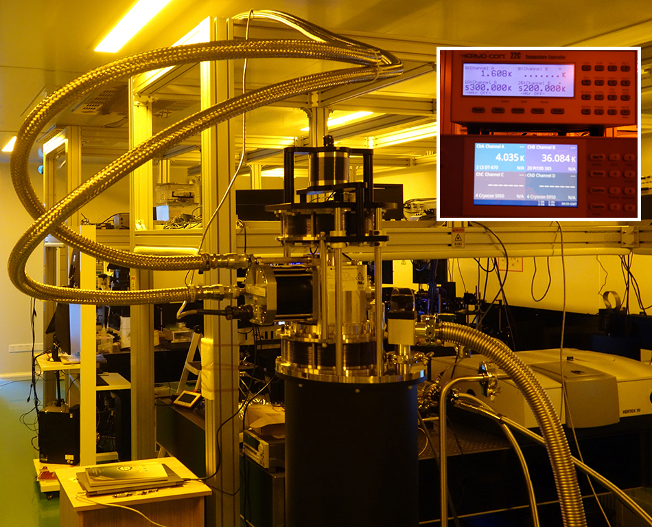 飛斯科低振動干式紅外低溫系統(tǒng)安裝成功