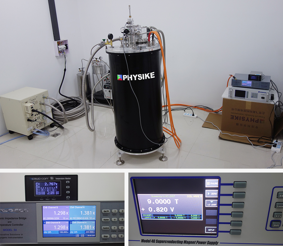 飛斯科頂部裝卸型強磁場低溫系統(tǒng)安裝成功